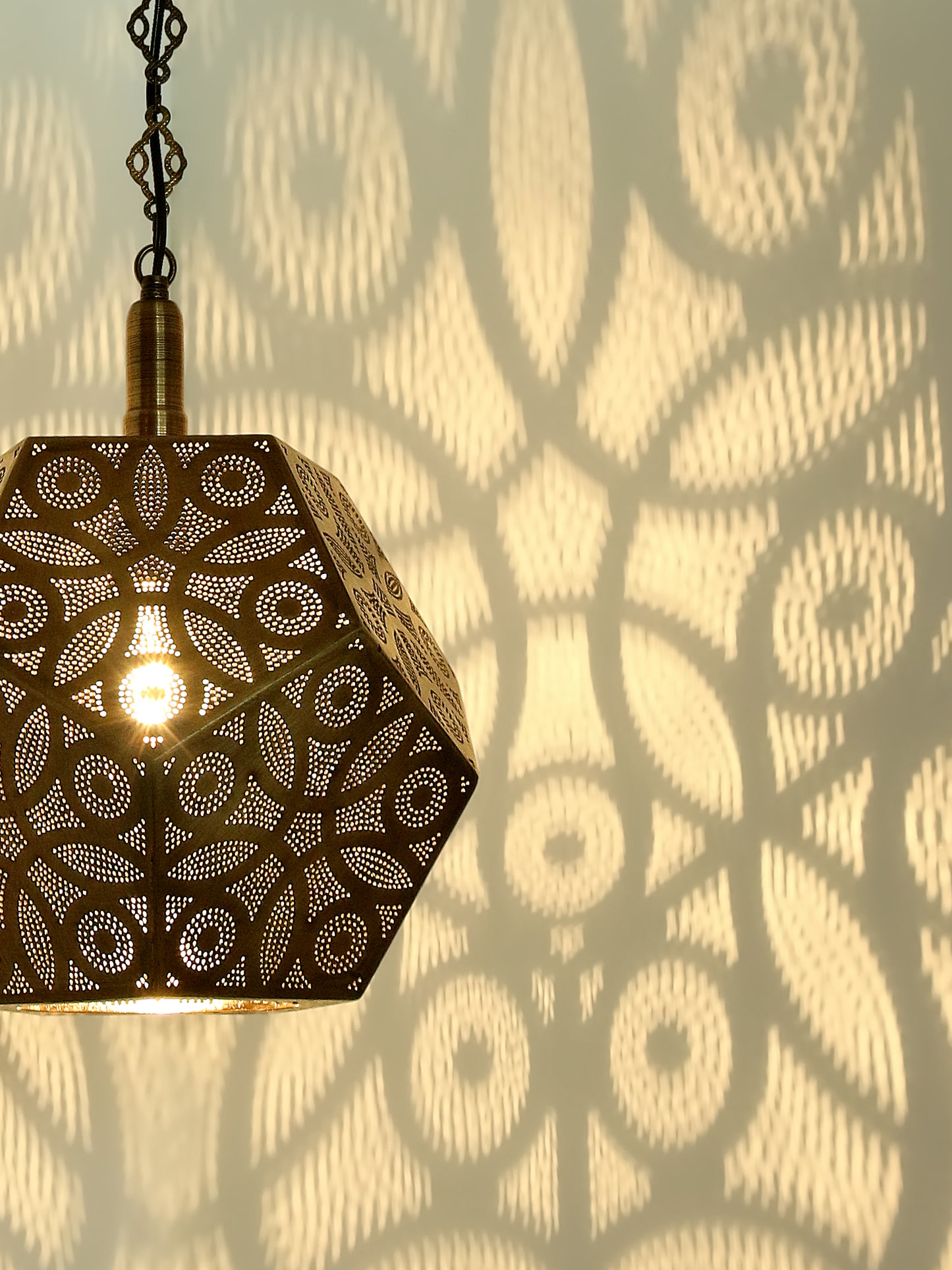 Moraccan Pendant Light Diamond Design