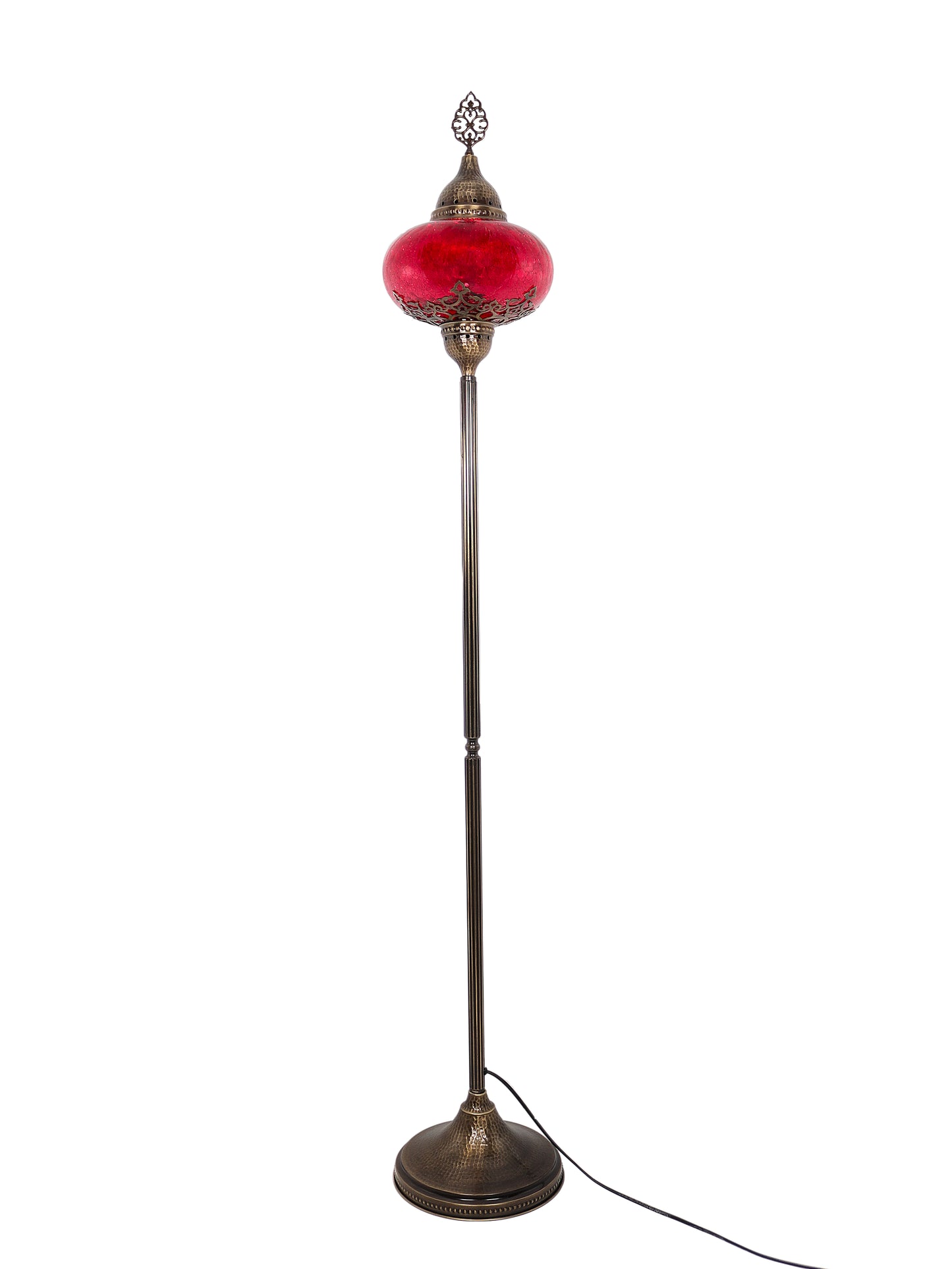 Turkish Mosaic Floor Lamp, Mid Century Floor Lamp, Vintage Standing Lamp