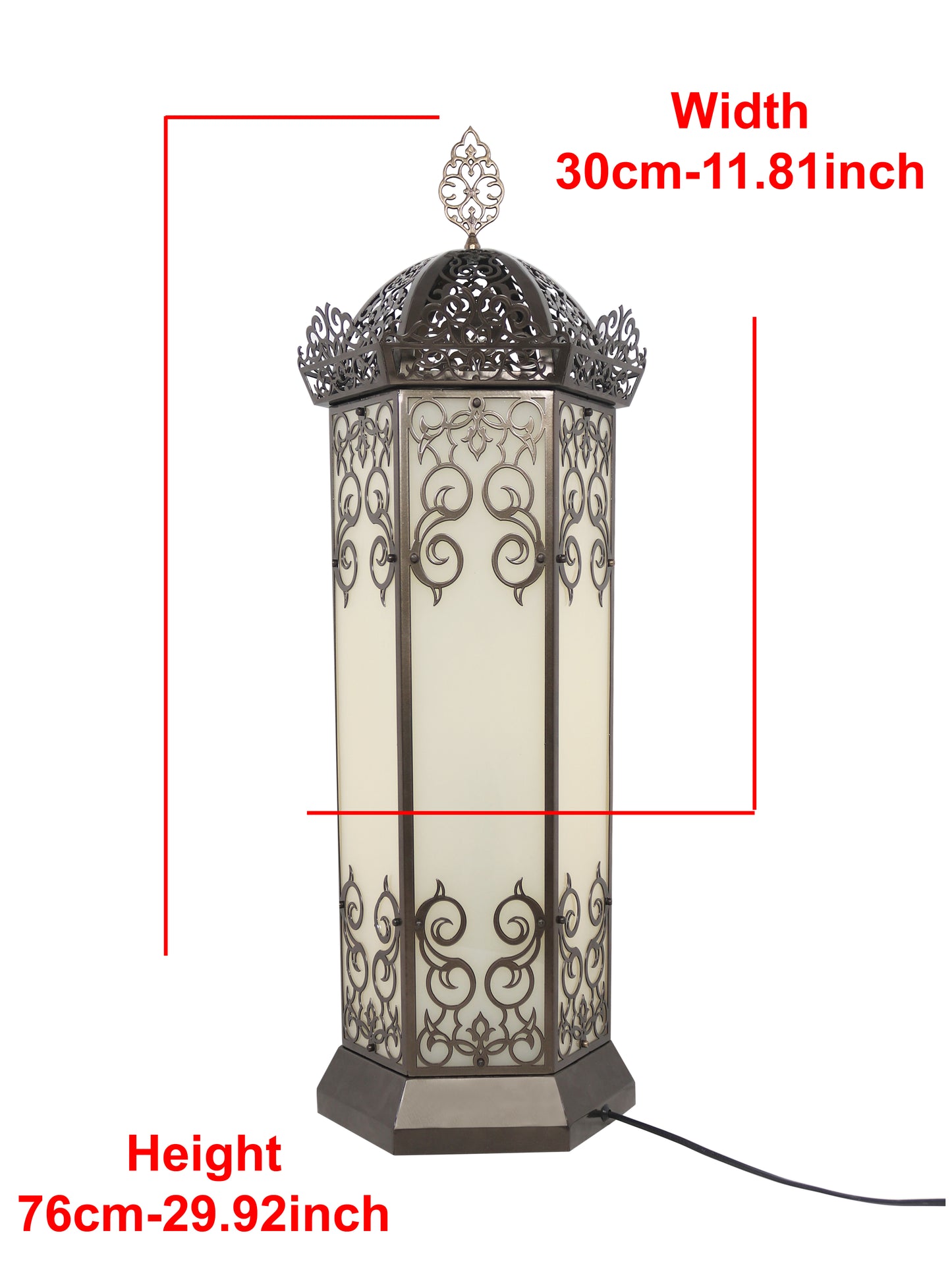 Moroccan Laser Cut Pattern Design Table Lamp