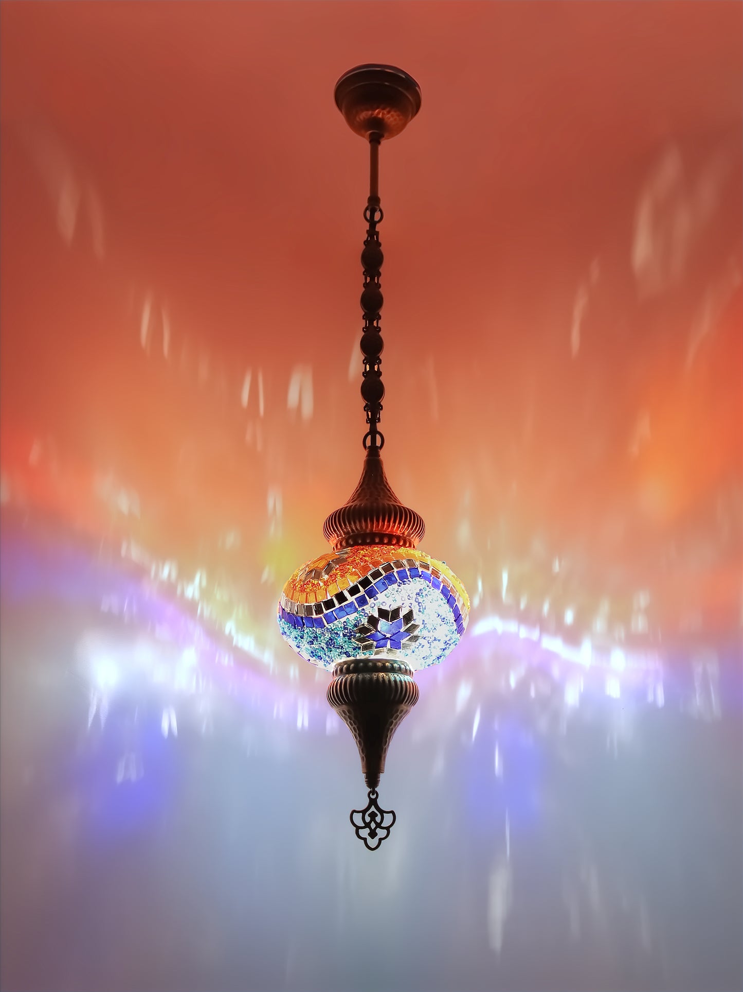 Turkish Mosaic Hanging Lamp