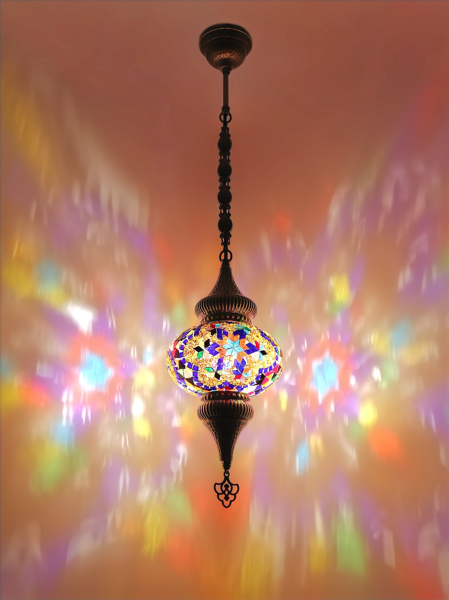 Turkish Mosaic Hanging Lamp