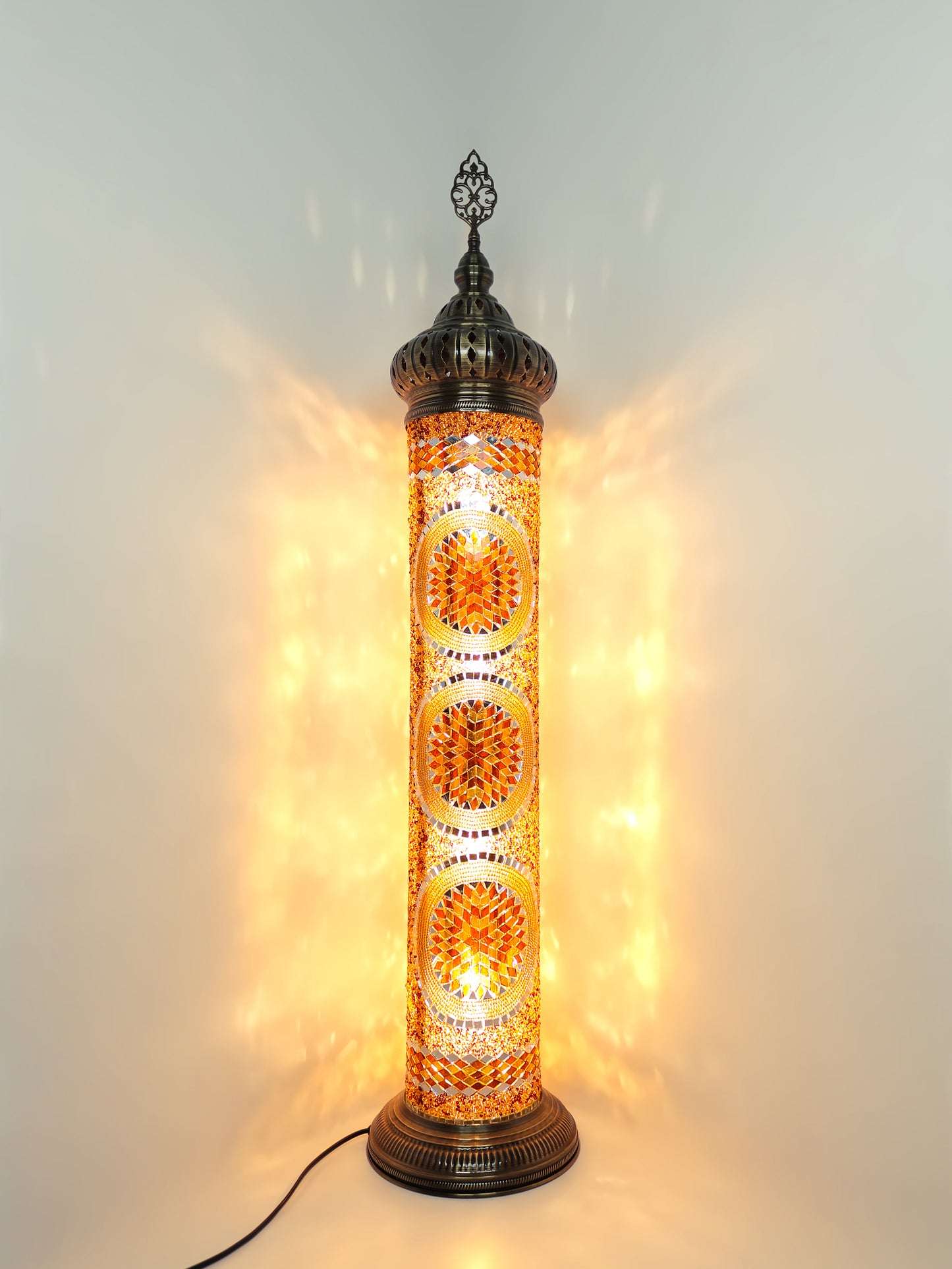 Mosaic Cylinder Floor Lamp