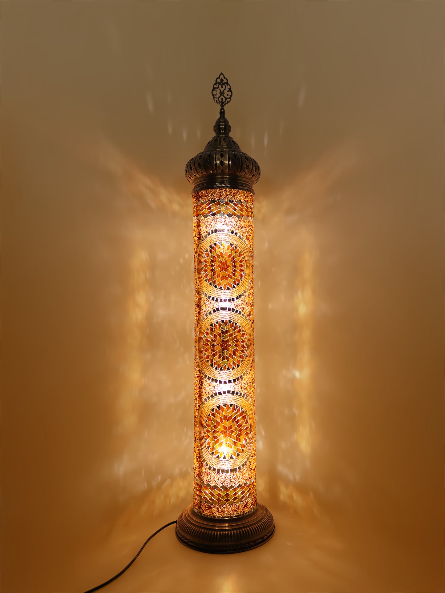 Mosaic Cylinder Floor Lamp