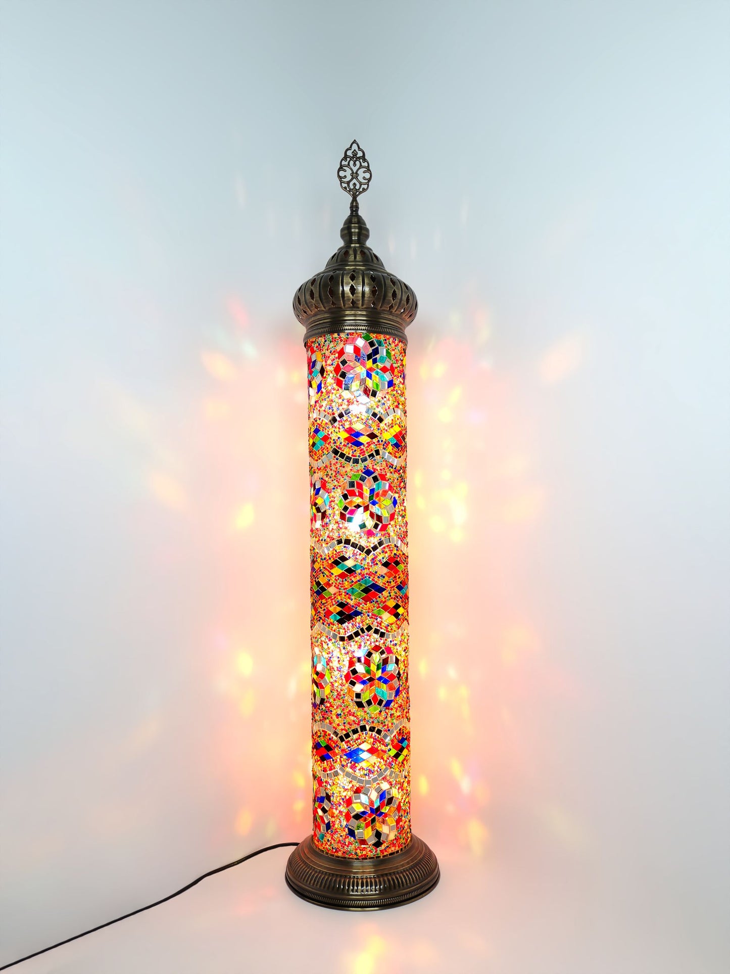 Mosaic Cylinder Floor Lamp