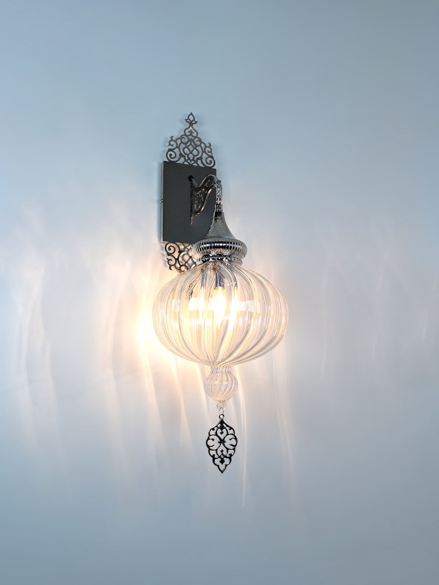 Decorative Pyrex Glass Transparent Wall Lights