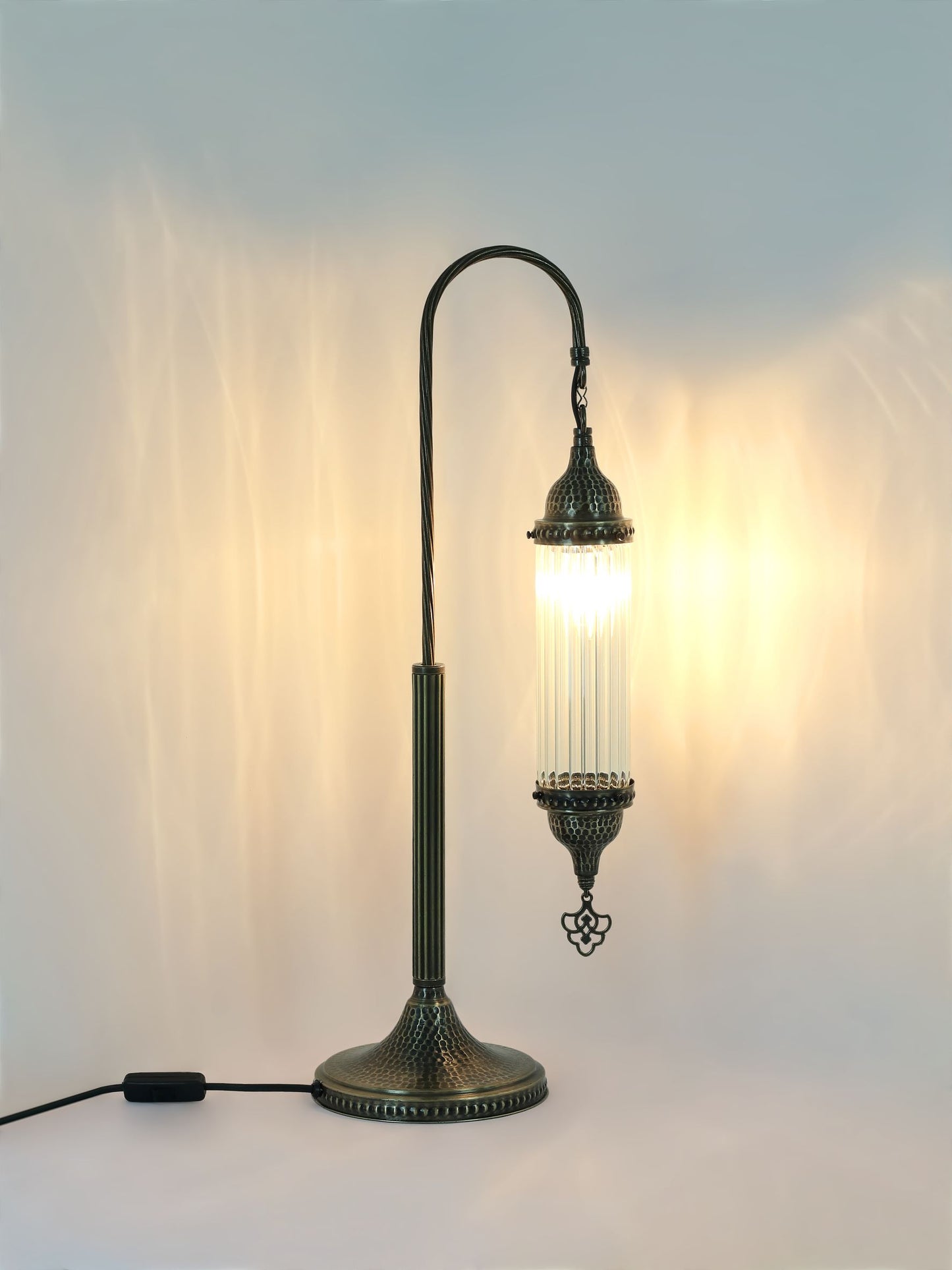 Swanneck Bedside Lamp Turkish Design Cylindir Shape