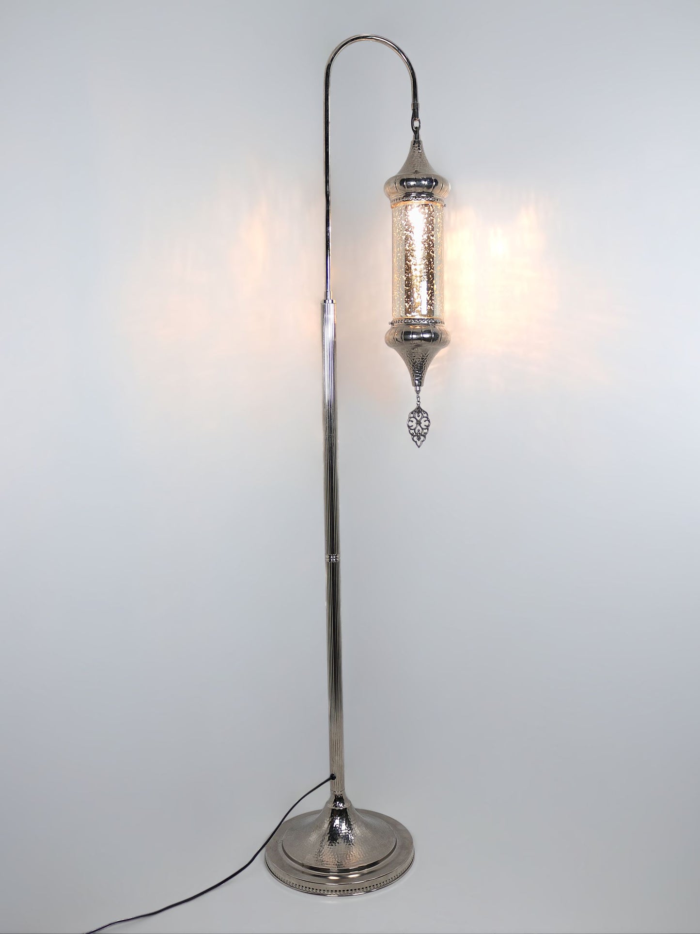 Turkısh Pyrex blown Glass Floor Lamp