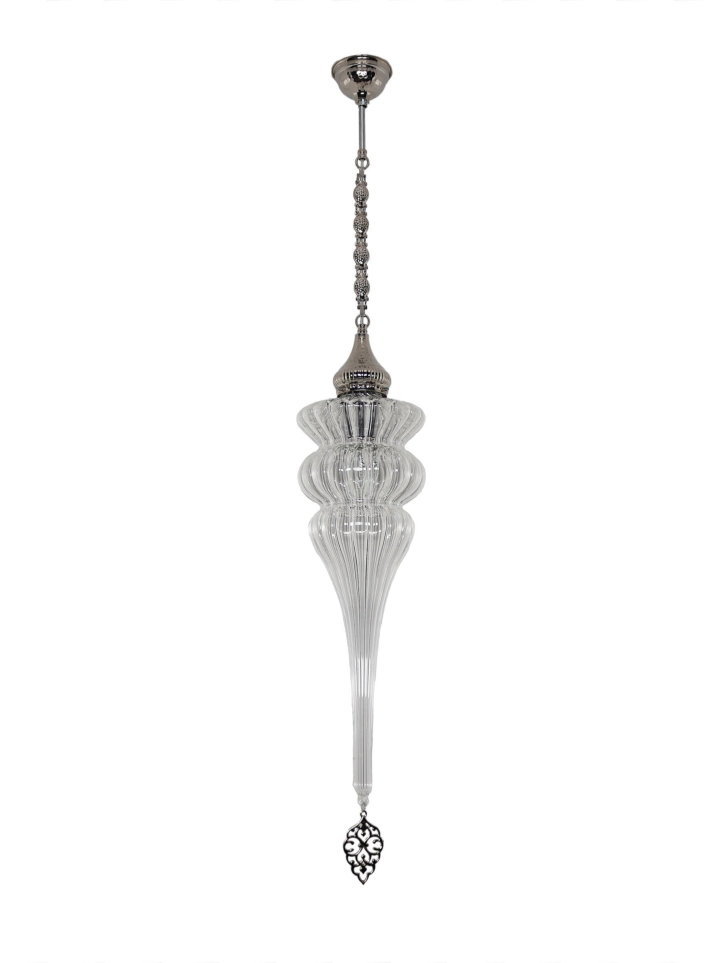 Pyrex Blown Glass Lantern Long Lantern Turkish Lamp