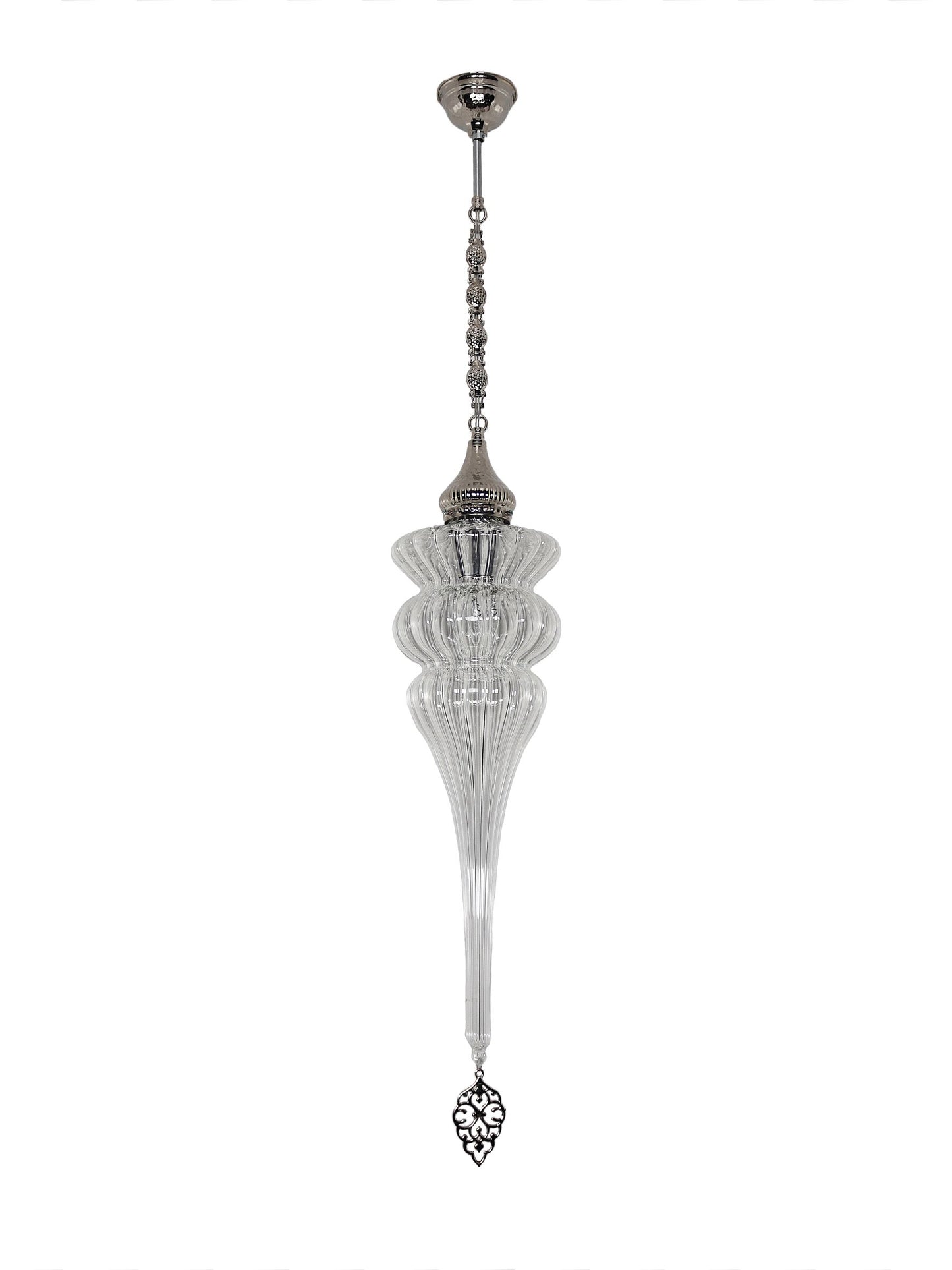 Pyrex Blown Glass Lantern Long Lantern Turkish Lamp