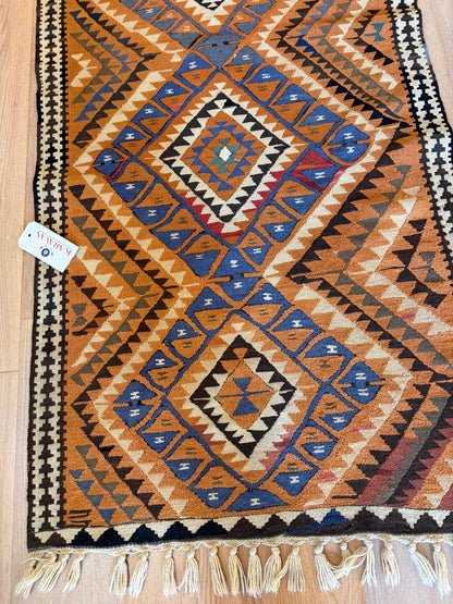 Vintage Turkish Kilim Runner – 2’10” x 6’7”