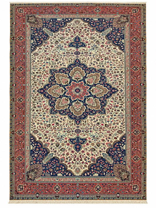 Vintage Turkish Rug  6'4" x 9'11"