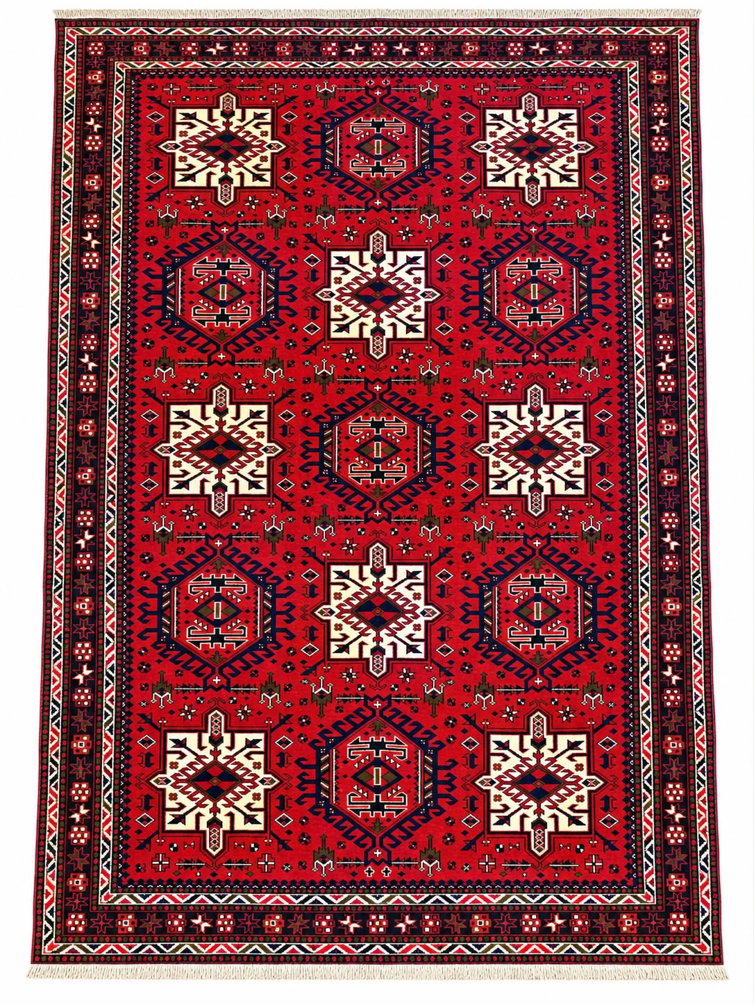 Traditional Turkish Rug 6'3" x 9'
