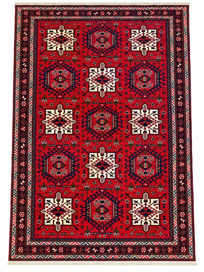 Traditional Turkish Rug 6'3" x 9'