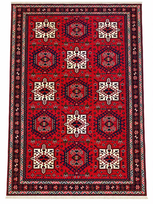Traditional Turkish Rug 6'3" x 9'
