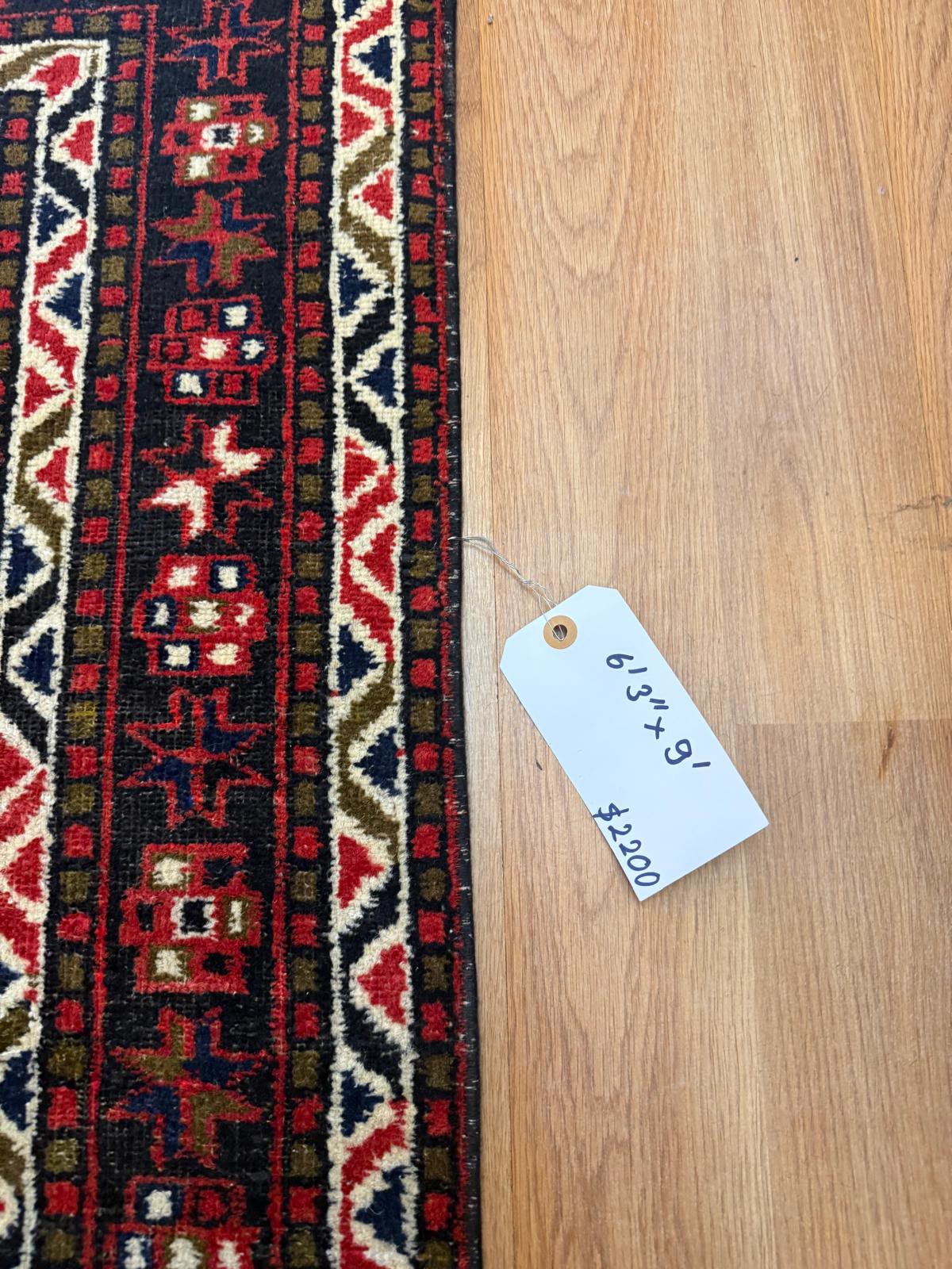 Traditional Turkish Rug 6'3" x 9'