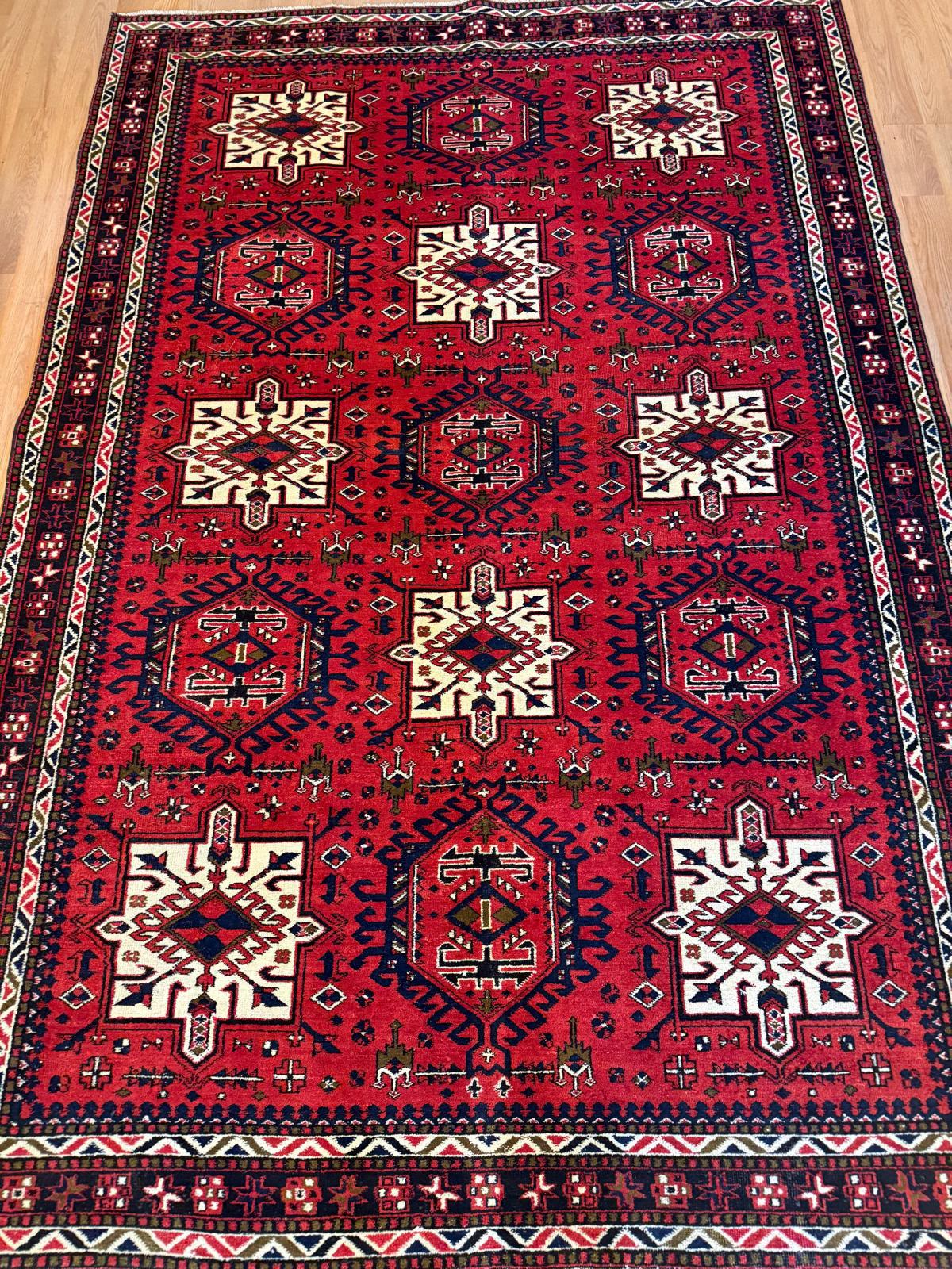 Traditional Turkish Rug 6'3" x 9'