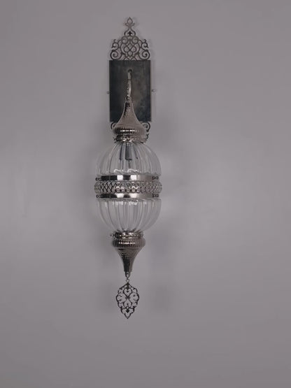 Wall Lamp Handmade Pyrex Blown Glass