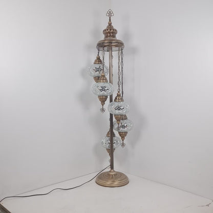 Mosaic Standing Lamp Turkish Floor Lamp 5 Globe