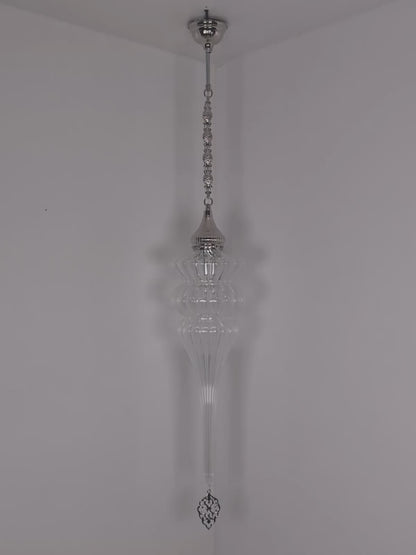Pyrex Blown Glass Lantern Long Lantern Turkish Lamp