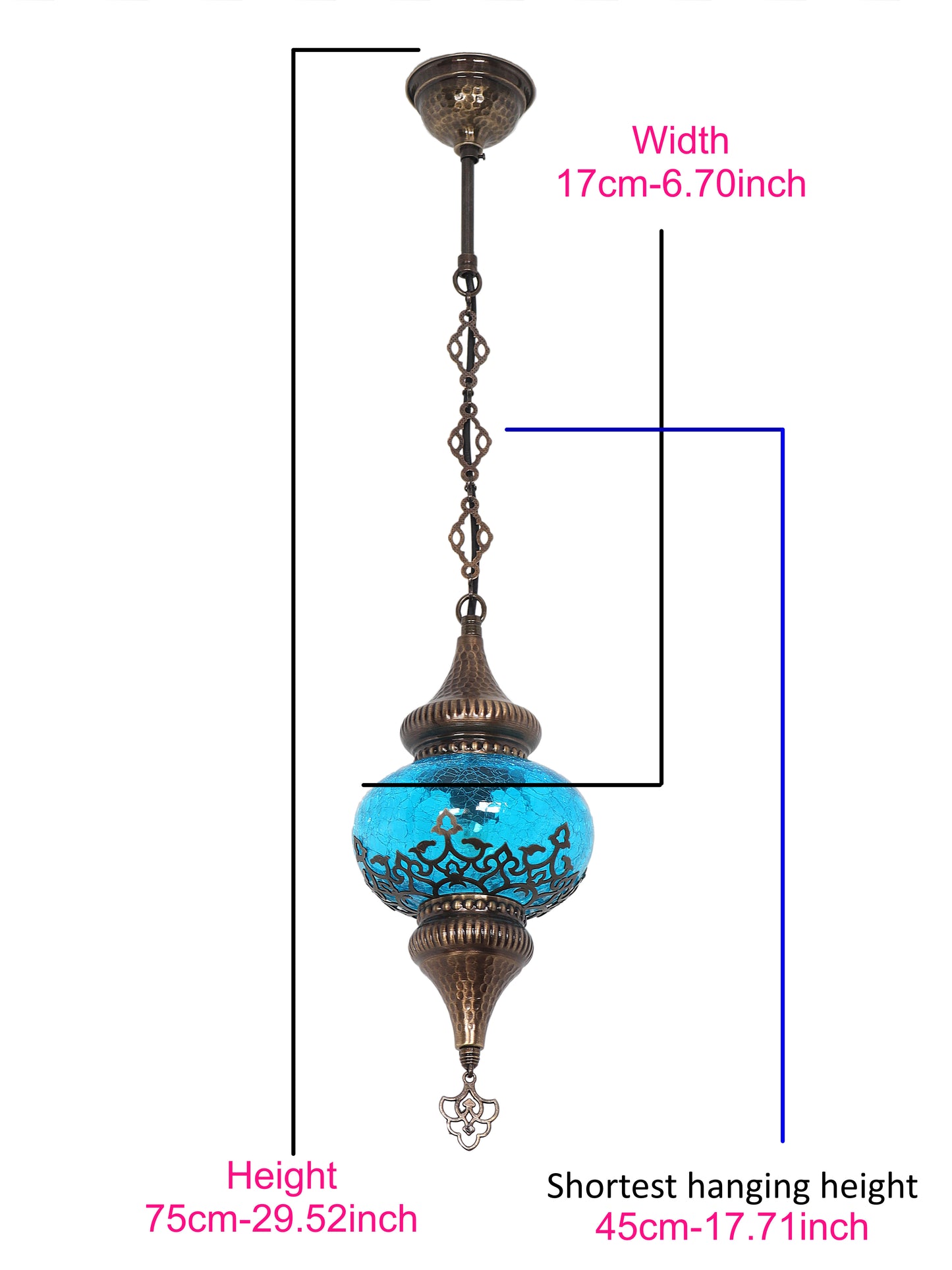 Beautiful and elegant handmade ottoman design light amazing patterned (TURQUOISE)
