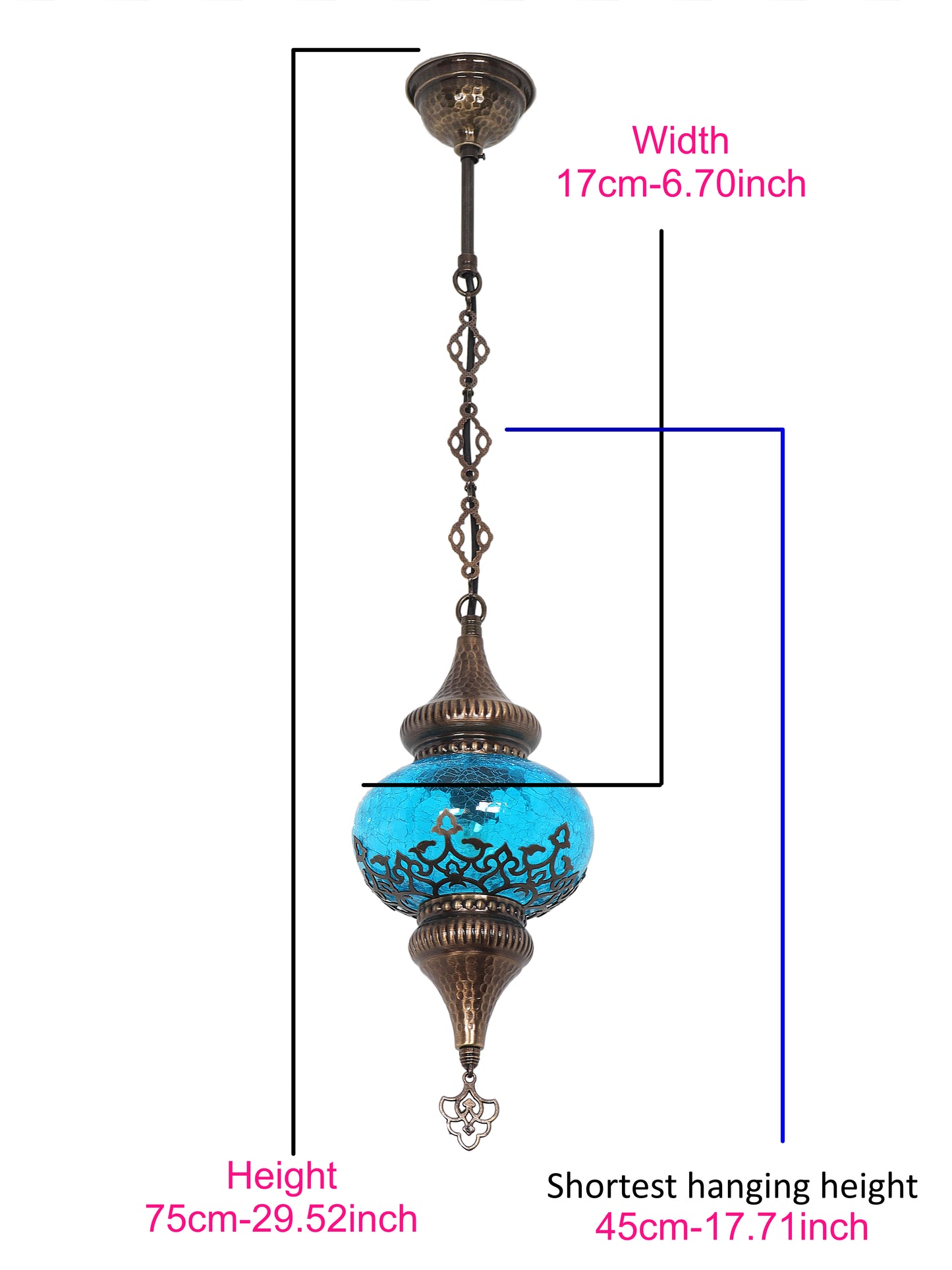 Beautiful and elegant handmade ottoman design light amazing patterned (TURQUOISE)