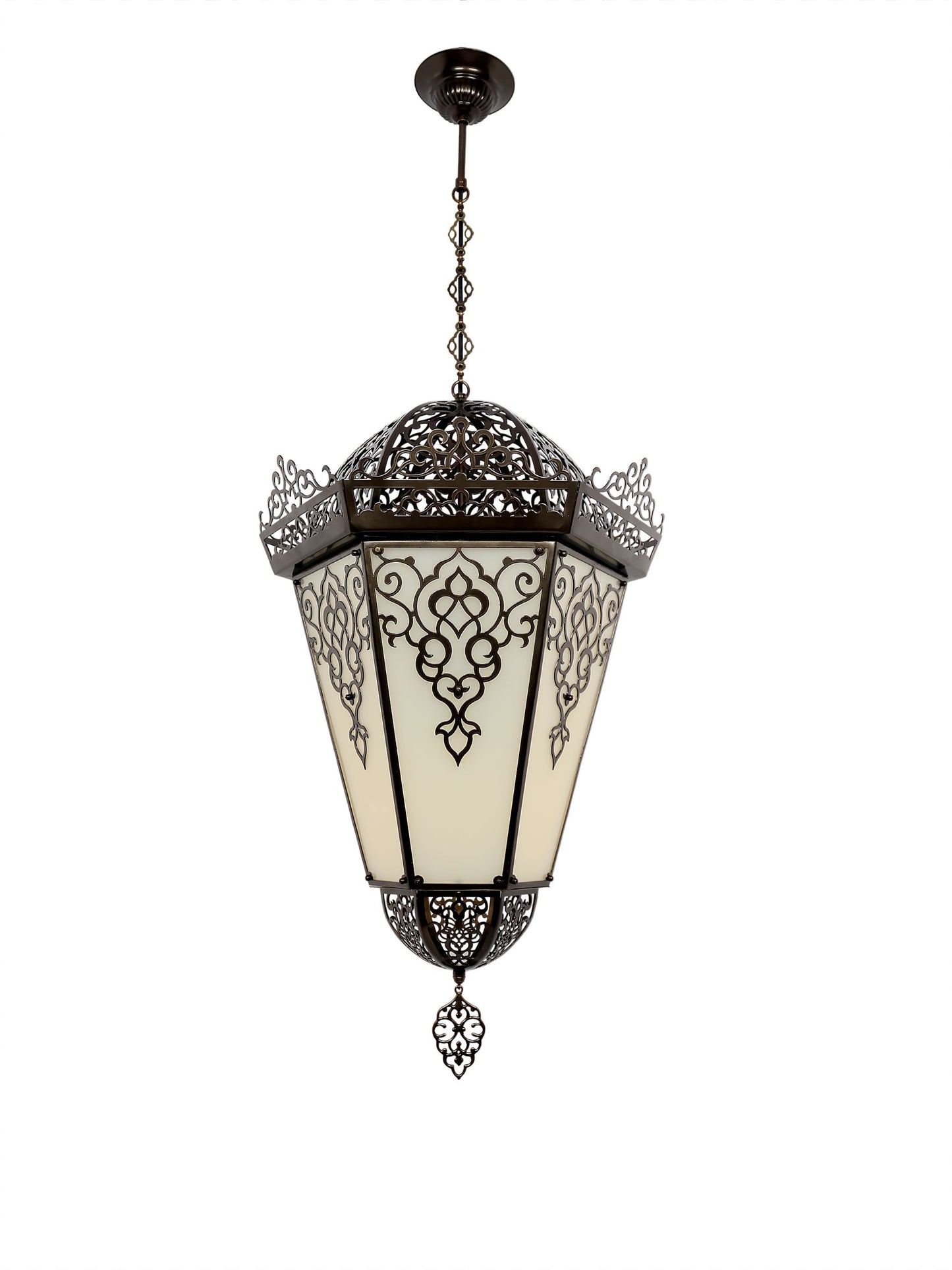 Moroccan Hanging Lamp Laser Cut Fligraan Shadow Effect