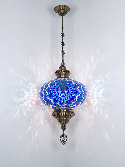 Mosaic Hanging Lamp 13.40'' Big globe