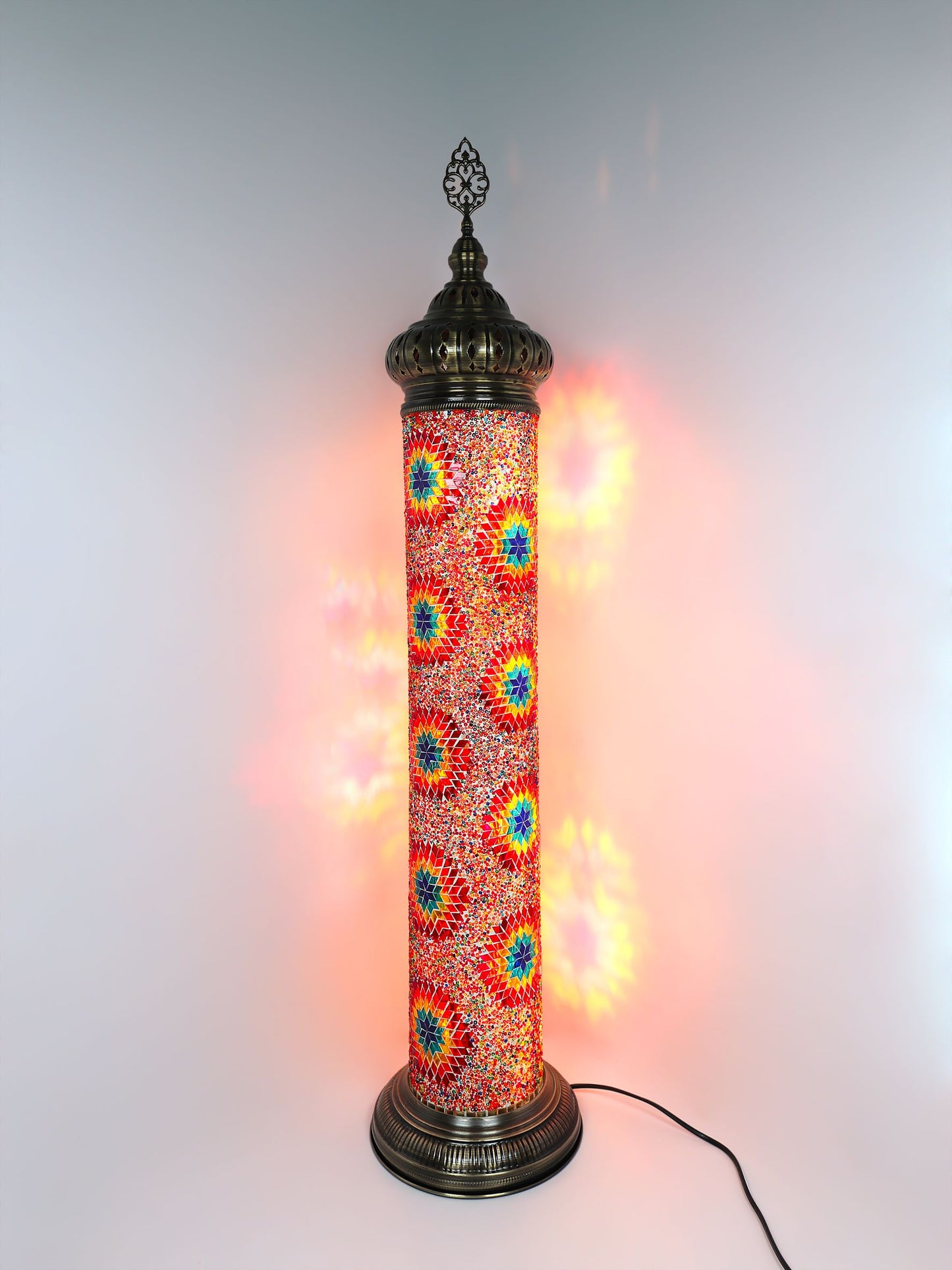 Mosaic Cylinder Floor Lamp