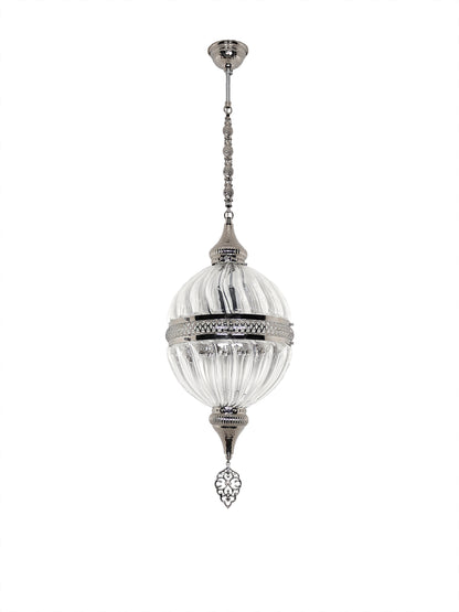 Pyrex Blown Glass Pendant Lamp