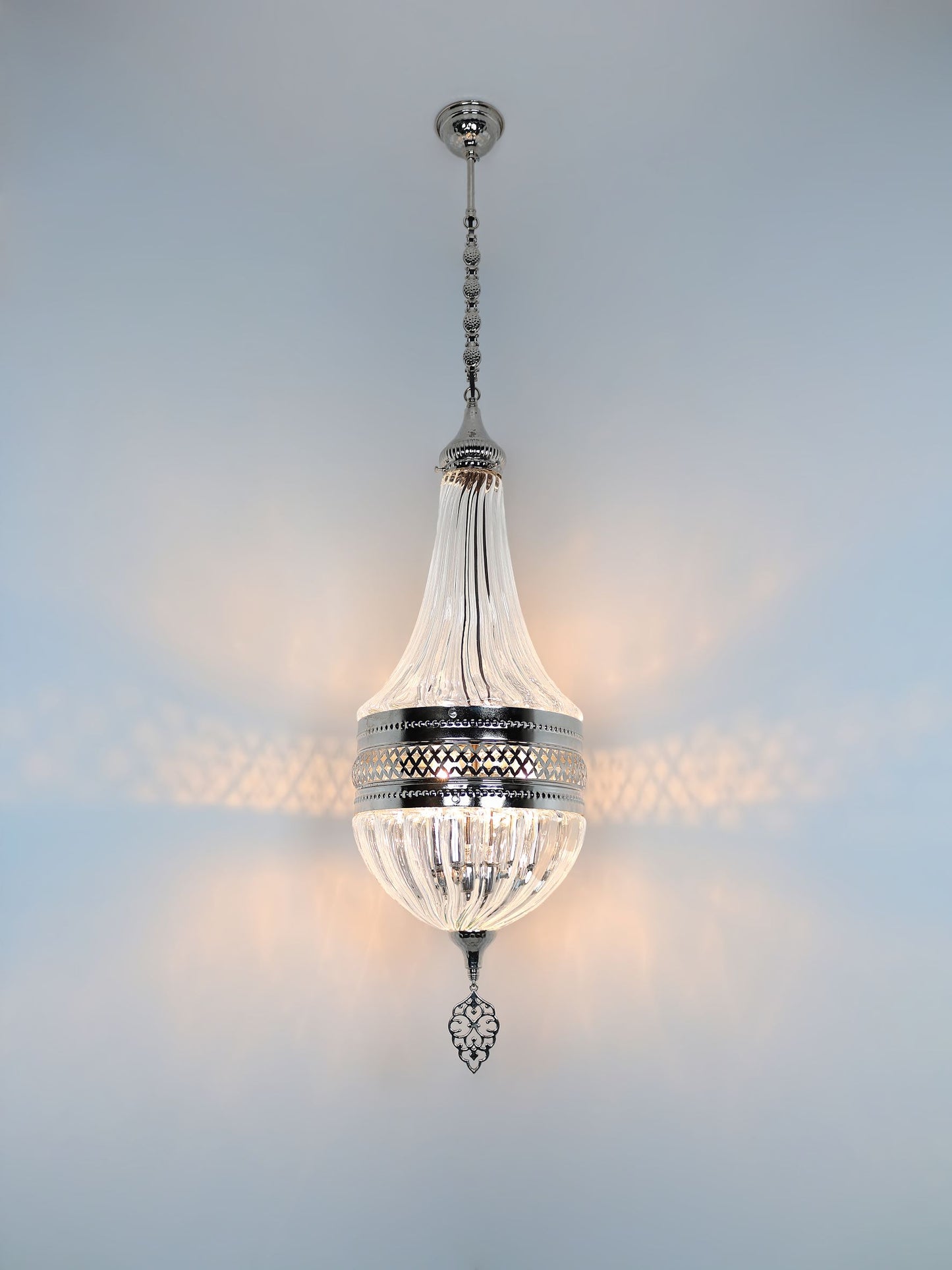 Pyrex Glass Lantern Pandant Lamp