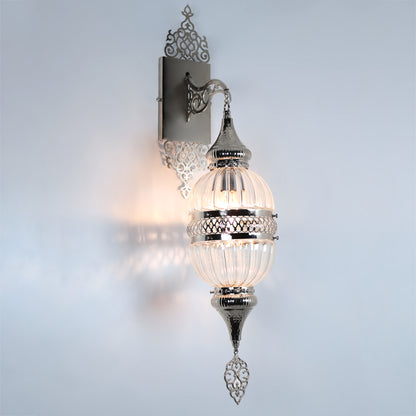 Wall Lamp Handmade Pyrex Blown Glass