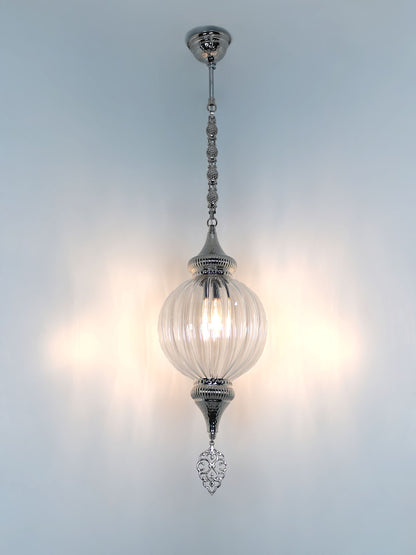 Trasparent Pyrex Glass Lantern Lamp