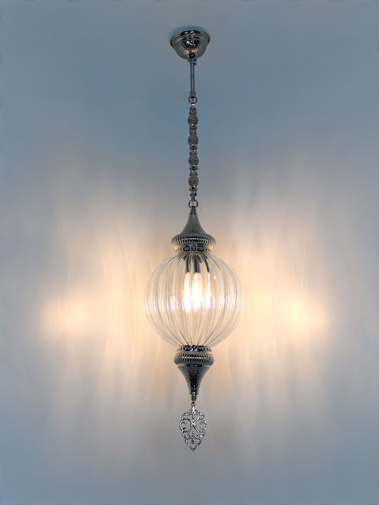 Trasparent Pyrex Glass Lantern Lamp