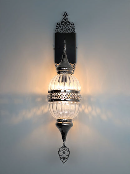 Wall Lamp Handmade Pyrex Blown Glass