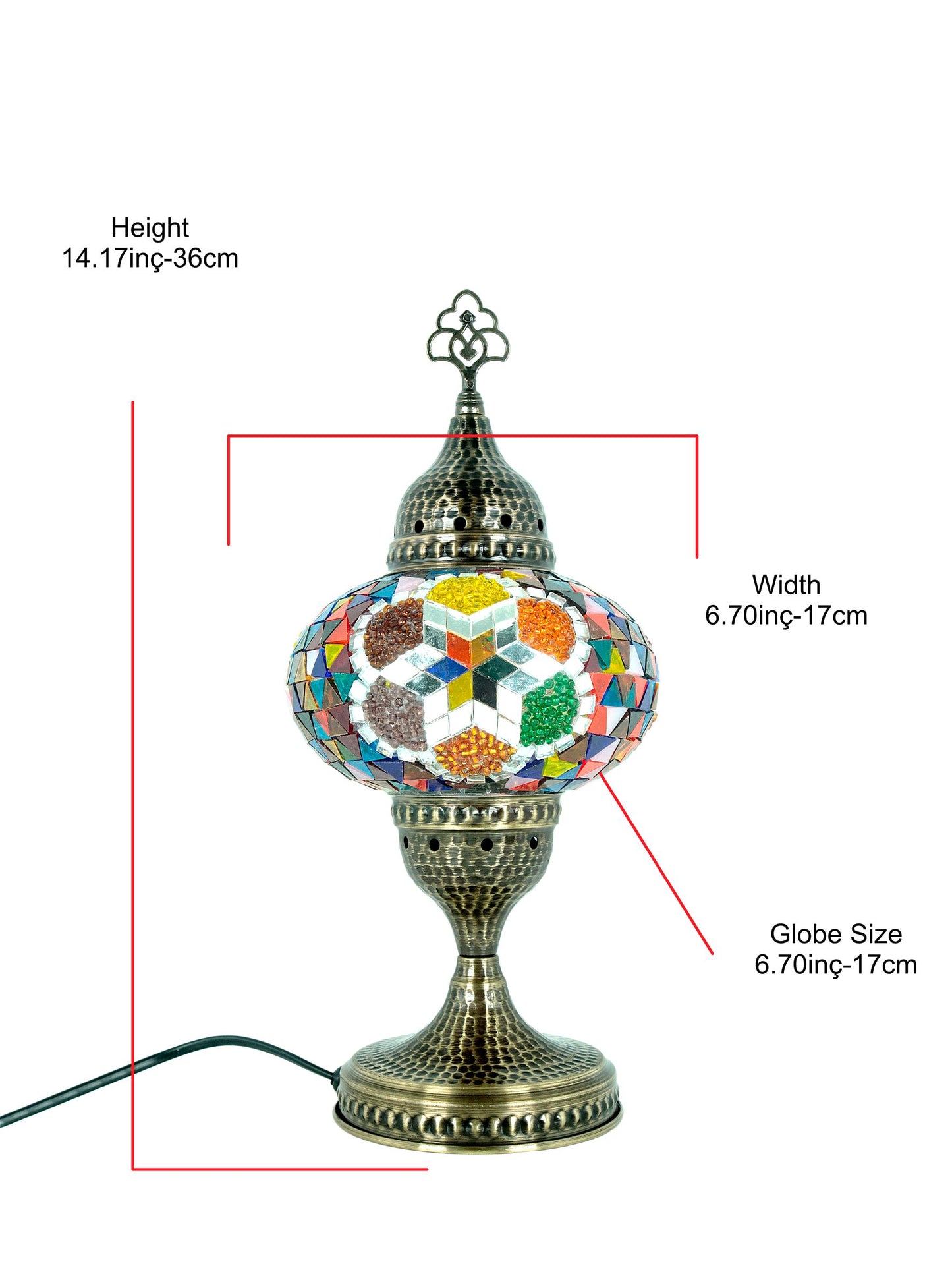 Turkish Mosaic Table Lamp