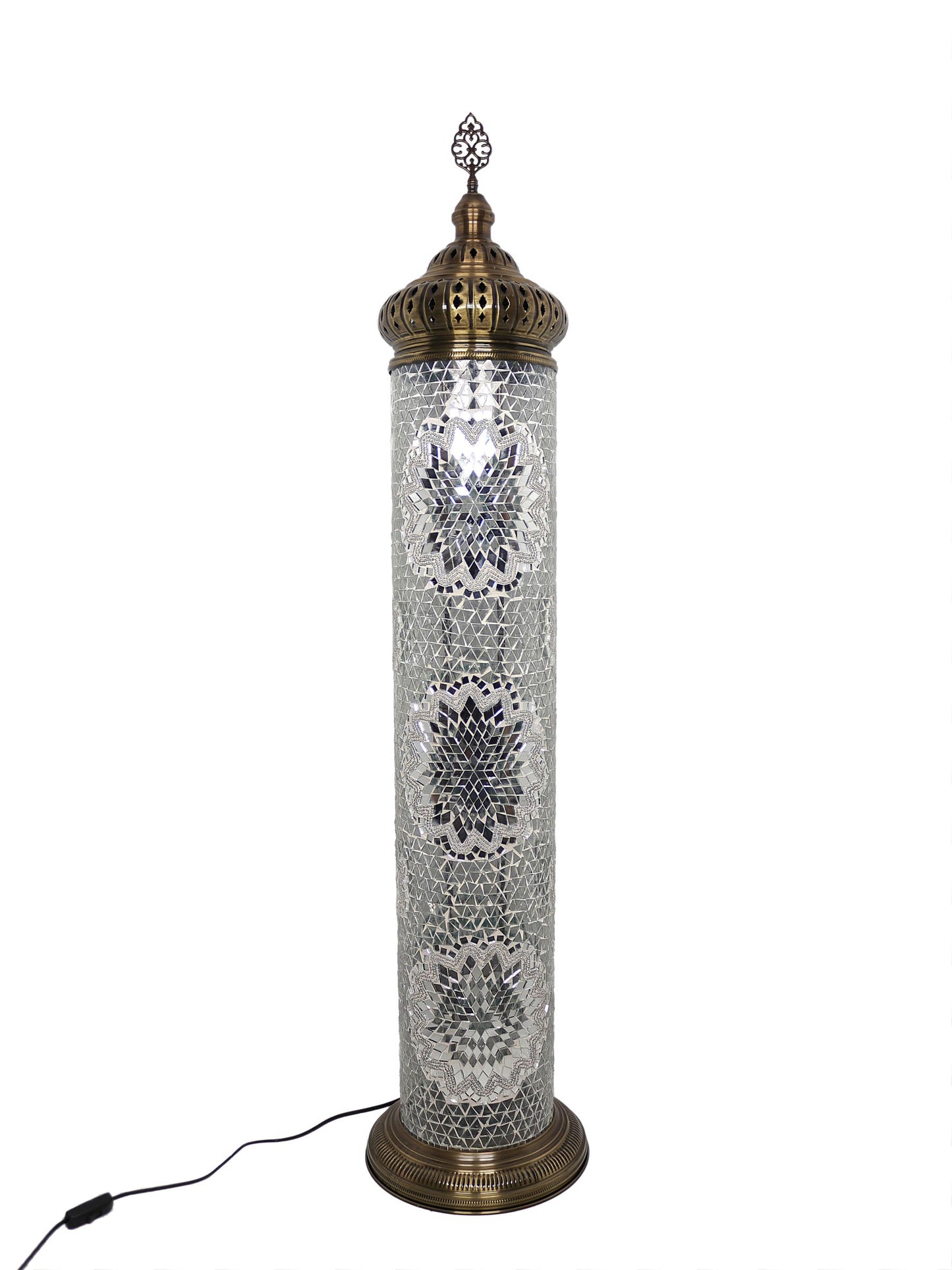 Turkish Cylinder Mosaic Floor Lamp