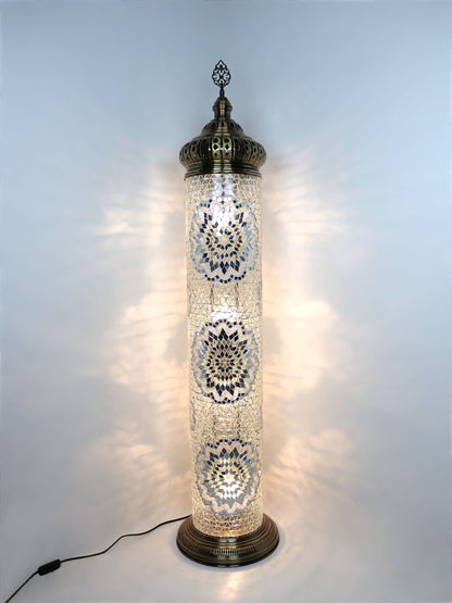 Turkish Cylinder Mosaic Floor Lamp